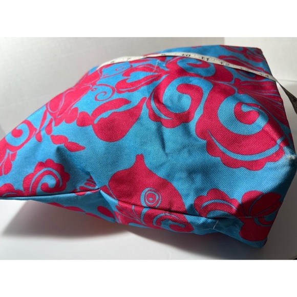 Lily Pulitzer by Estée Lauder Stylish Blue and Red Tote Bag - Picture 6 of 9